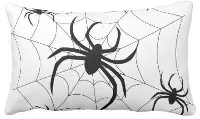 Toile daraignée Coussin Rectangle