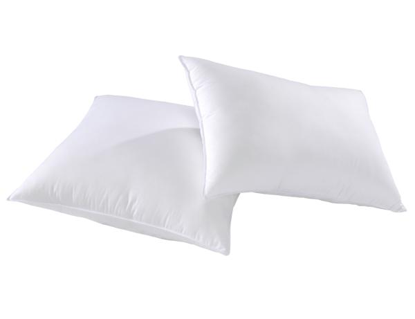 Oreiller 100% polyester enveloppe coton confort Fe