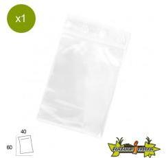 Le sachet zip 50µ 40x60mm