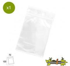 Le sachet zip 50µ 70x100mm