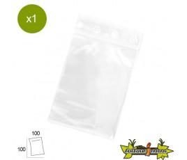 Le sachet zip 50µ 100x100mm