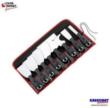 Trousse de 8 couteaux plaquiste alu-choc LOUTIL P