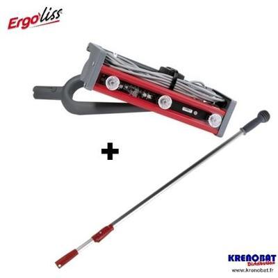 Kit lampe rasante + perche telescopique 2 x 1,5 m