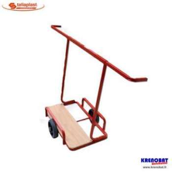 Chariot 2 roues bras extensibles TALIAPLAST