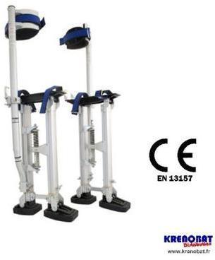 Echasses aluminium double pied 45 à 76 cm