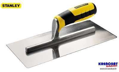Truelle de finition 320 x 130 mm coins arrondis STANLEY Truelle de finition 320 x