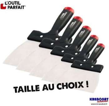 Couteau à enduire INOX 120 à 200 mm LOUTIL PARFAI