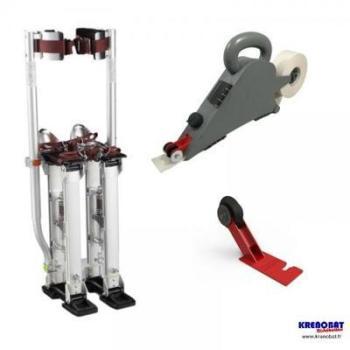 Kit échasses 38 à 58 cm + banjo plastique avec rou