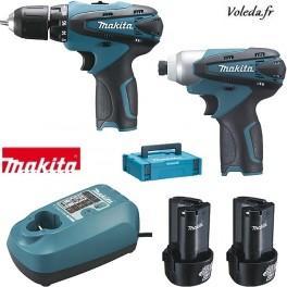Perceuse visseuse Makita et visseuse à chocs 10,8