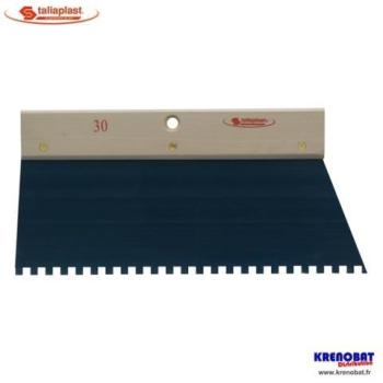 Peigne à colle 30 cm denture carrée 6 mm TALIAPLAST Peigne à colle 30 cm denture