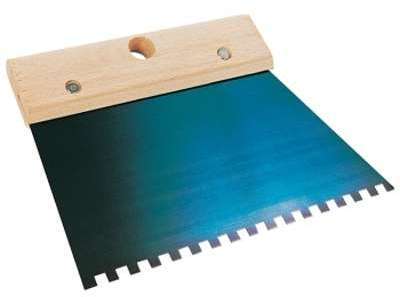 Peigne à colle denture carré largeur 300 mm espace Peigne à colle denture carré