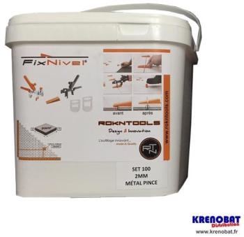 Set Complet croisillon autonivelant FIXNIVEL 100 pcs Set Complet croisillon autonivelant