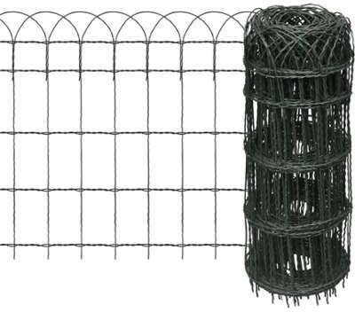 VidaXL Bordure de jardin extensible 25 x 0,65 m