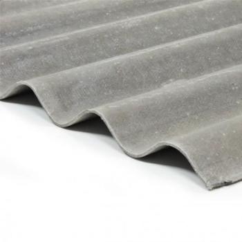 Plaque fibrociment sans amiante Gris - / /