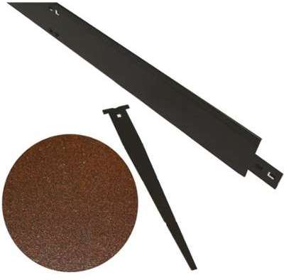 BORDURE DE JARDIN FER VIEILLI 100 mm - XQUINC