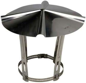 Chapeau chinois inox pour tubage O300 - TEN