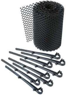 Grille pour gouttière avec crochets 6,10m - RIBIME