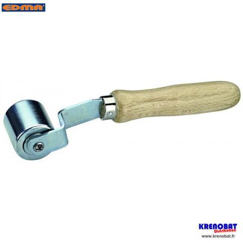 Rouleau de pression métal avec double roulement à