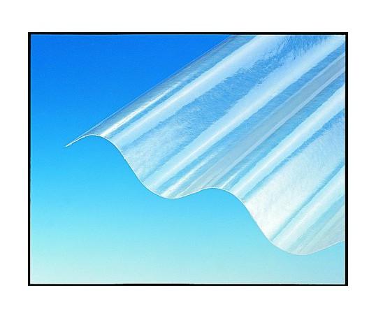 Plaque polyester ondulée (GO 177 51 - grandes ondes) Plaque polyester ondulée (GO