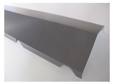 Faitière crantée sur mur 2100mm / L: 2100mm / l: 1