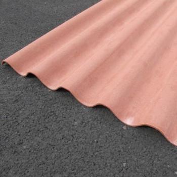 Plaque fibrociment sans amiante Rouge - / /