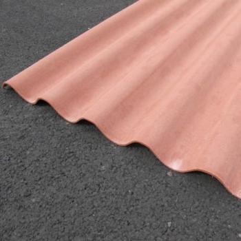 Plaque fibrociment sans amiante Rouge - / /