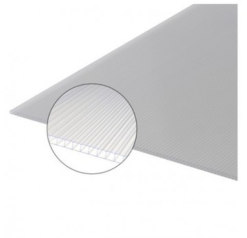 Plaque polycarbonate alvéolaire 10mm / L: 2 m / l: