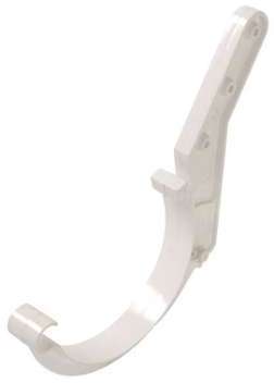 Crochet chevron orientable plastique 25 blanc - NI