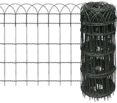 VidaXL Bordure de jardin extensible 25 x 0,65 m