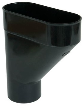 Jambonneau tube e.p. O100 noir - NICOLL