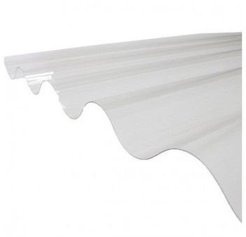Plaque PVC ondulée (GO 177/51 - grandes ondes) / L
