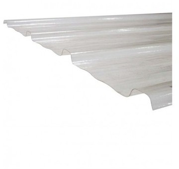 Plaque polyester nervurée (onde greca) / L: 2.5m /
