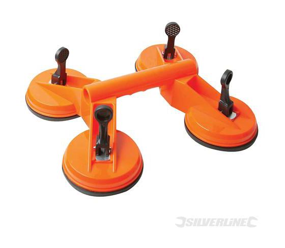 Ventouse quadruple 120 kg SILVERLINE 633580