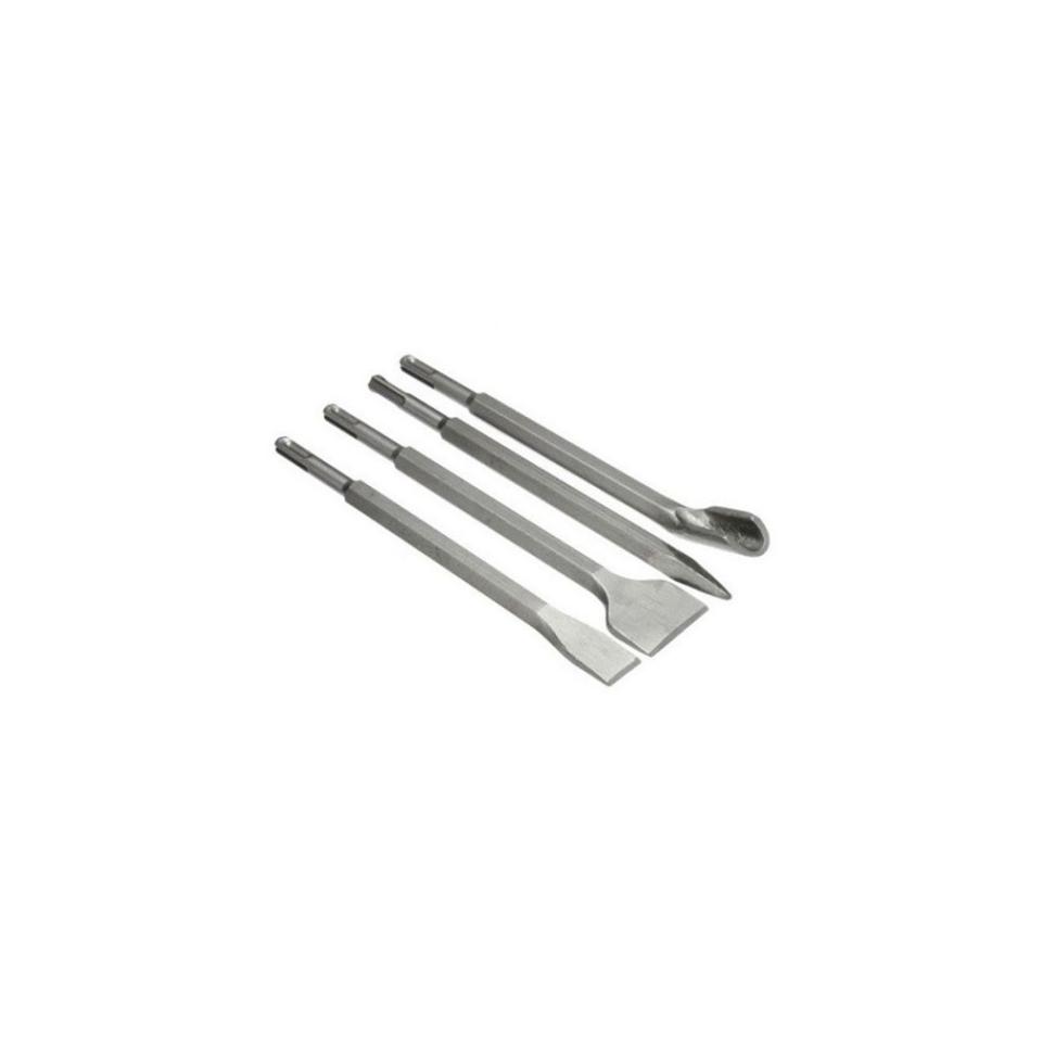 Assortiment de 4 burins SDS+ L. 280 mm - KE45400 -