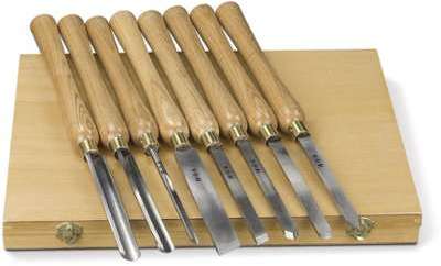 Jeu de 8 burins pour tour à bois Holzstar 5931011