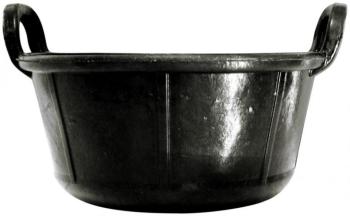 Auge carbonera caoutchouc naturel 30 litres Auge carbonera caoutchouc