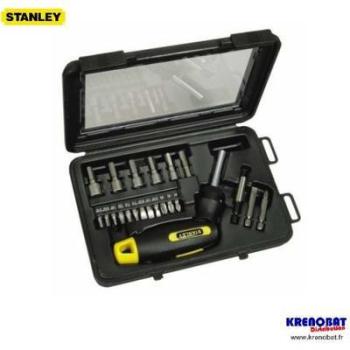 Coffret tournevis pistolet articulé à cliquet embouts Coffret tournevis pistolet