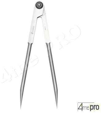 Compas Droit à Charnière Acier 40 Cm
