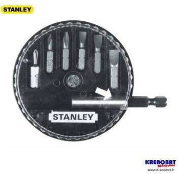 Jeu de 6 embouts Torx + 1 porte embouts STANLEY