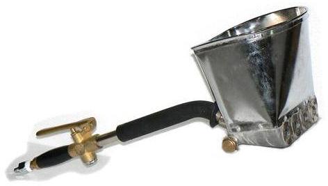 Projecteur d enduit mortier acier inox pour compresseur Projecteur d enduit mortier