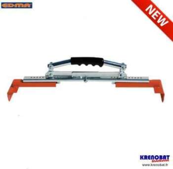 Porte dalle réglable 280 à 665 mm EDMA Porte dalle réglable 280 à