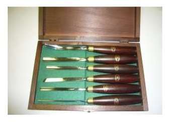 Crown : Set de 6 ciseaux de sculpteur 250 mm - cof