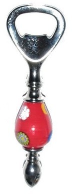 DECAPSULEUR MURRINA VERRE DE MURANO ROUGE