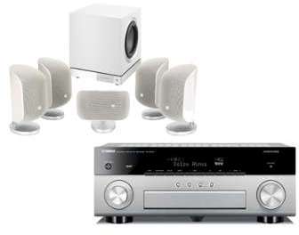 YAMAHA RX-A870 Titane B W MT-80D Blanc YAMAHA RX-A870 Titane B W