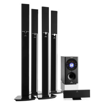 Auna Areal 653 Système home cinema surround 5.1 Bl