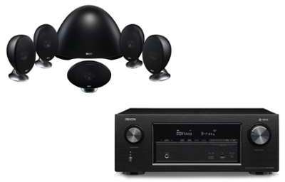 DENON AVR-X2400H Noir + KEF E305 Noir