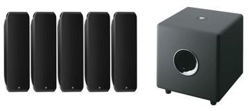 Focal Pack 5 Sib XL + 1 Cub 3 - Noir