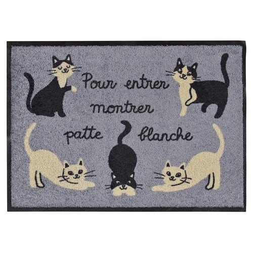 Tapis de Propreté Patte Blanche 70 x 50 cm Tapis de Propreté Patte Blanche