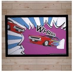Paillasson décor voiture 40x60cm