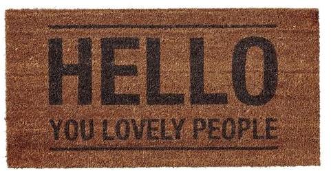 Hello People - Paillasson - naturel/raphia de coco